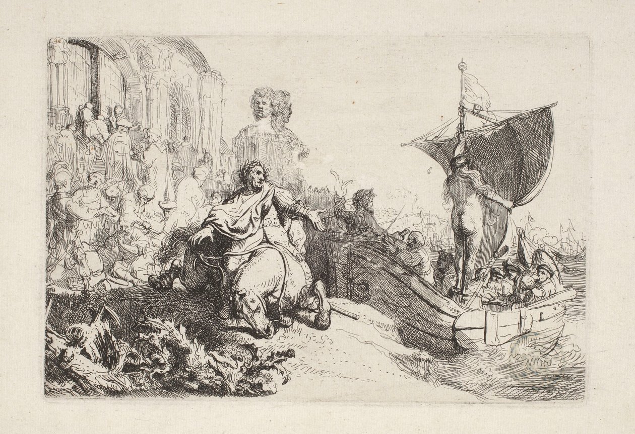 Le navire de la Fortune - Rembrandt van Rijn