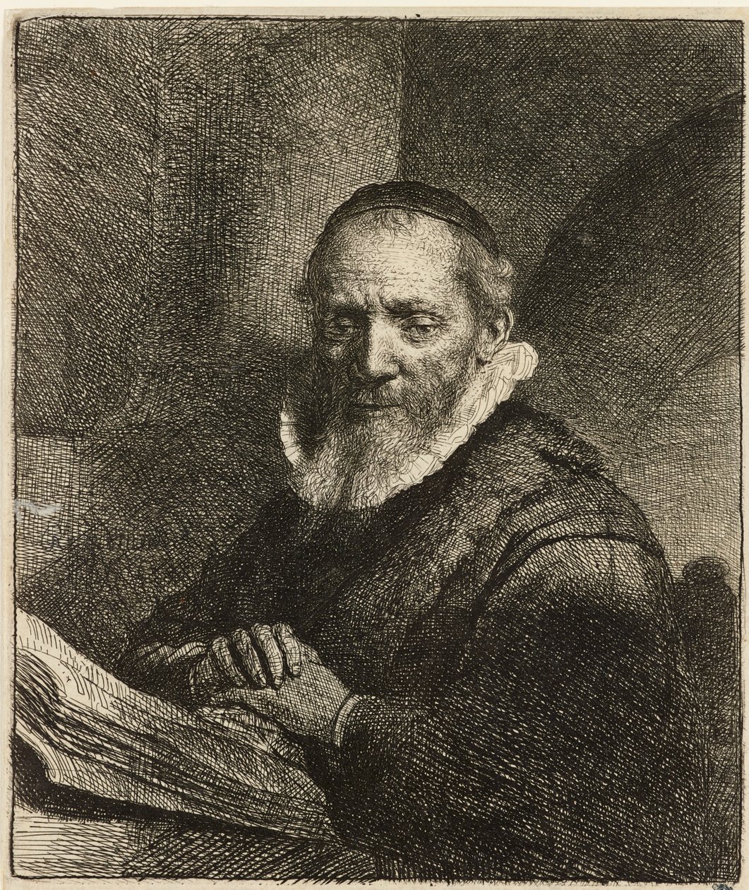 Portrait de Jan Cornelis Sylvius, prédicateur, 1633 - Rembrandt van Rijn