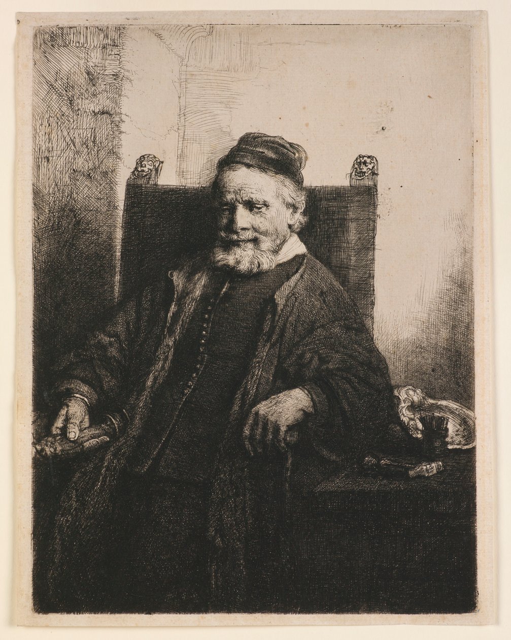 Portrait de Jan Lutma - Rembrandt van Rijn