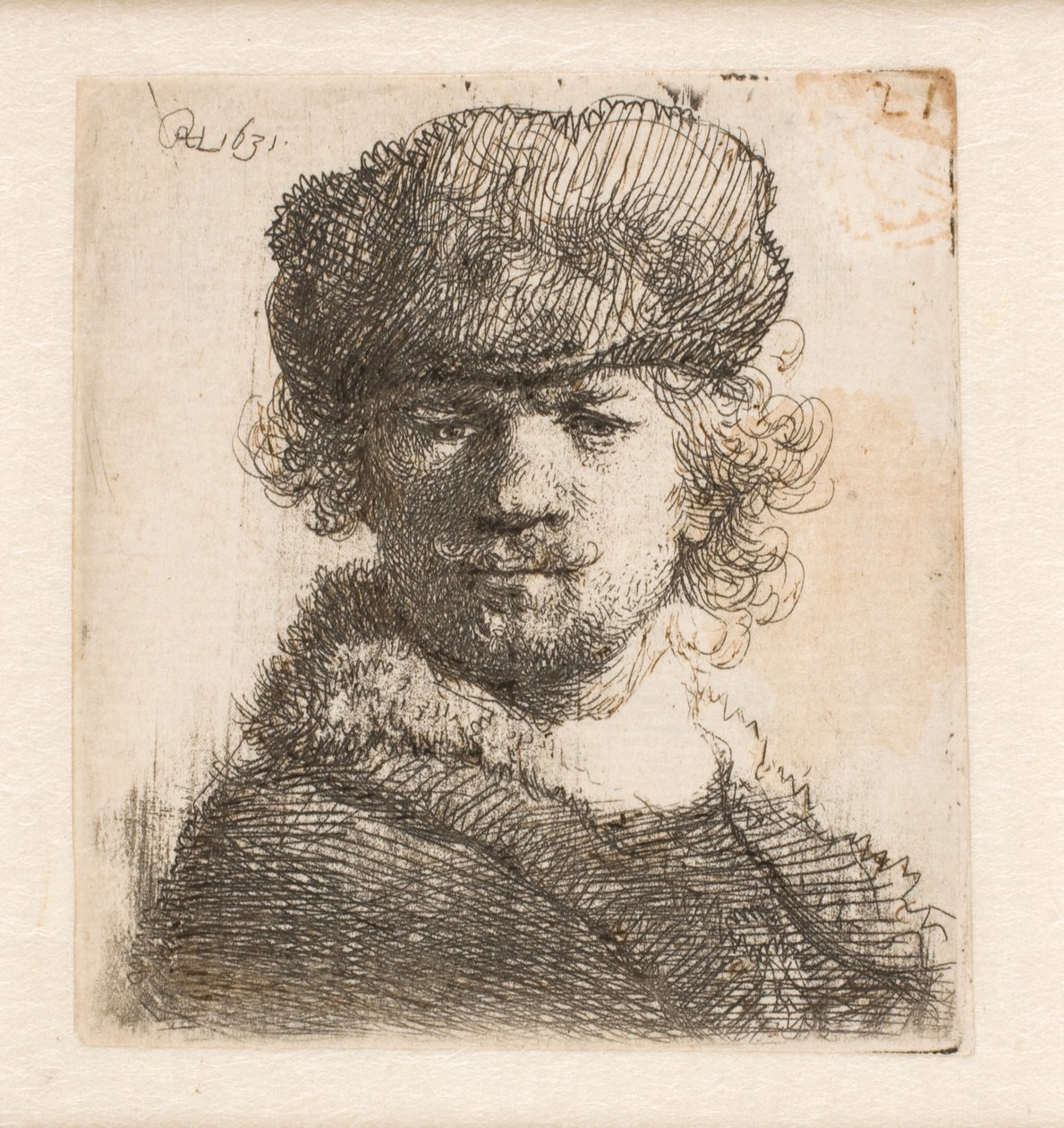 Rembrandt coiffé d