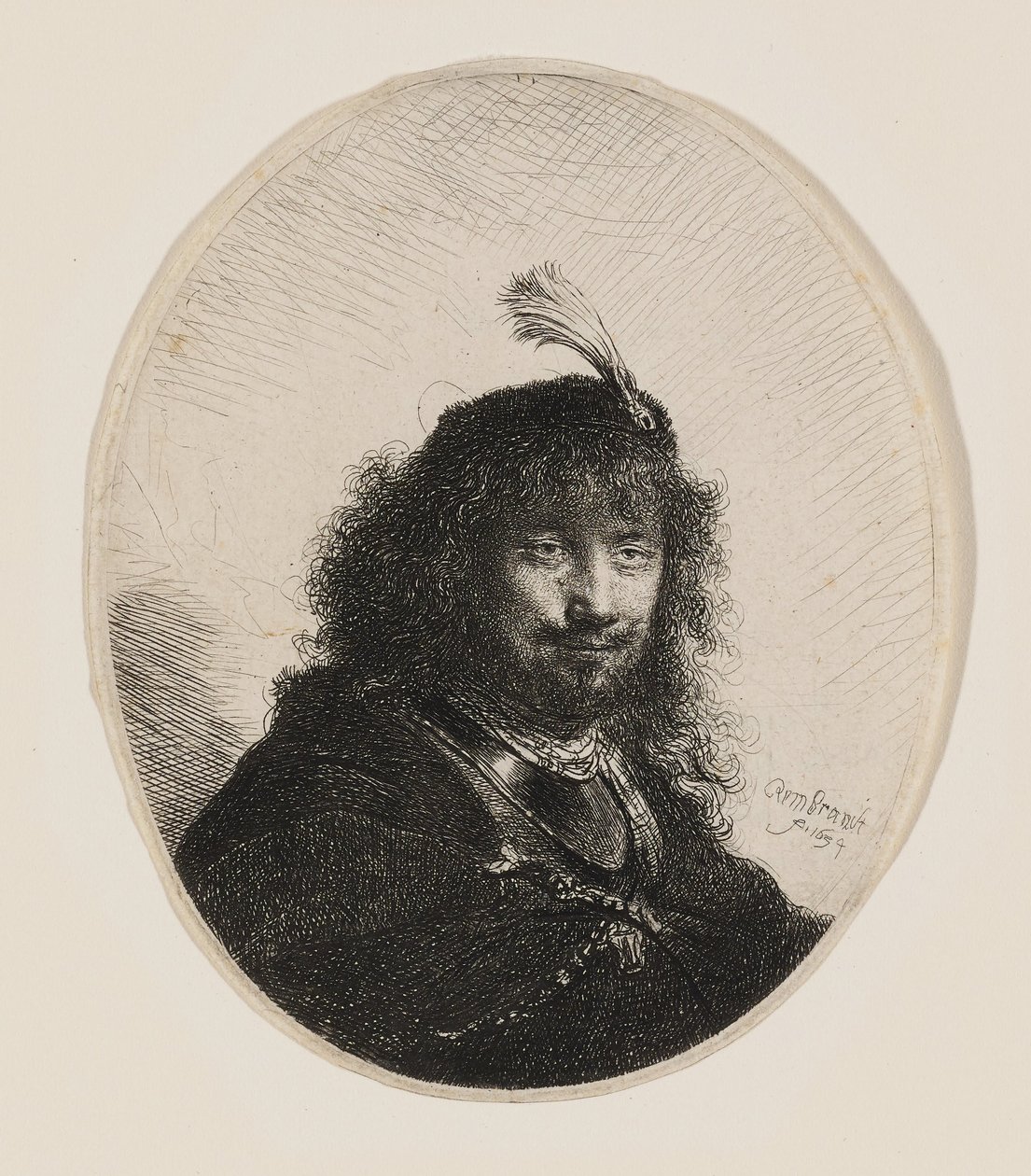 Rembrandt, coiffé d