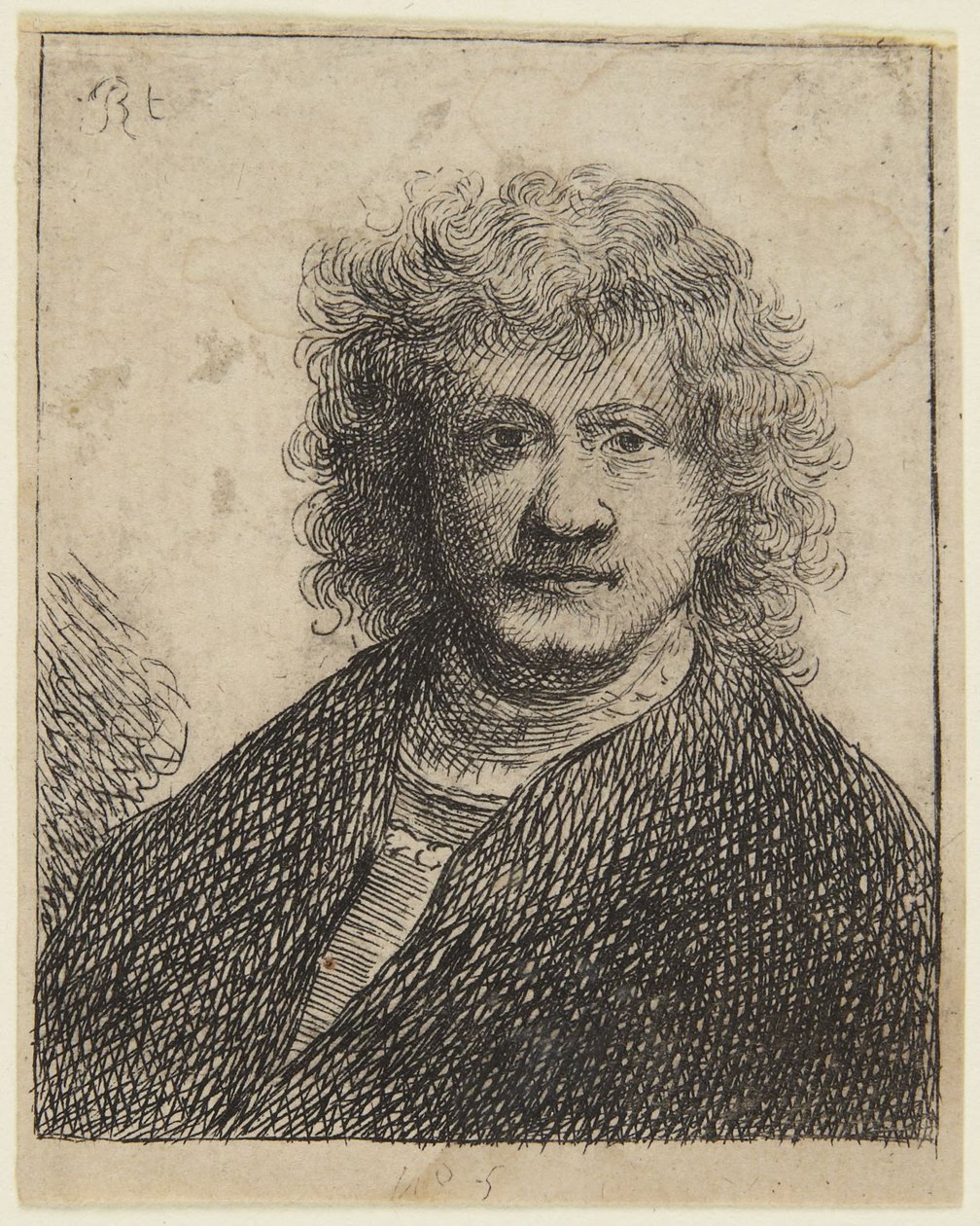 Rembrandt au nez large - Rembrandt van Rijn