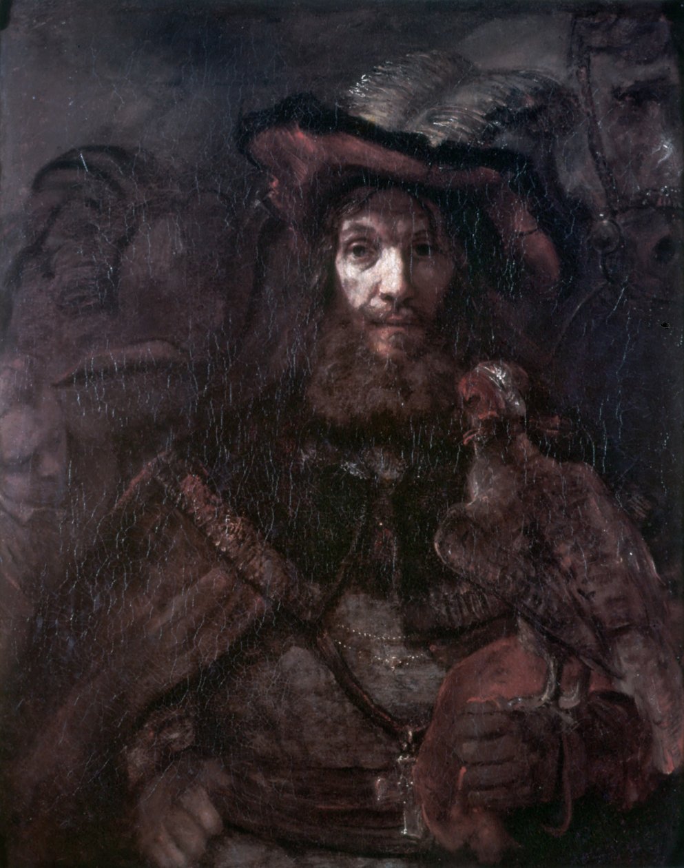 Cavalier avec un faucon - Rembrandt van Rijn
