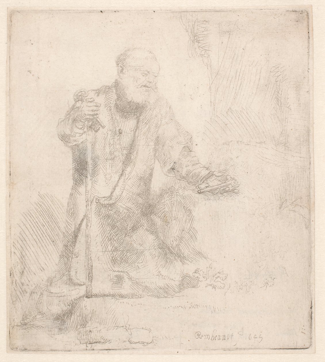 Saint Pierre en pénitence - Rembrandt van Rijn