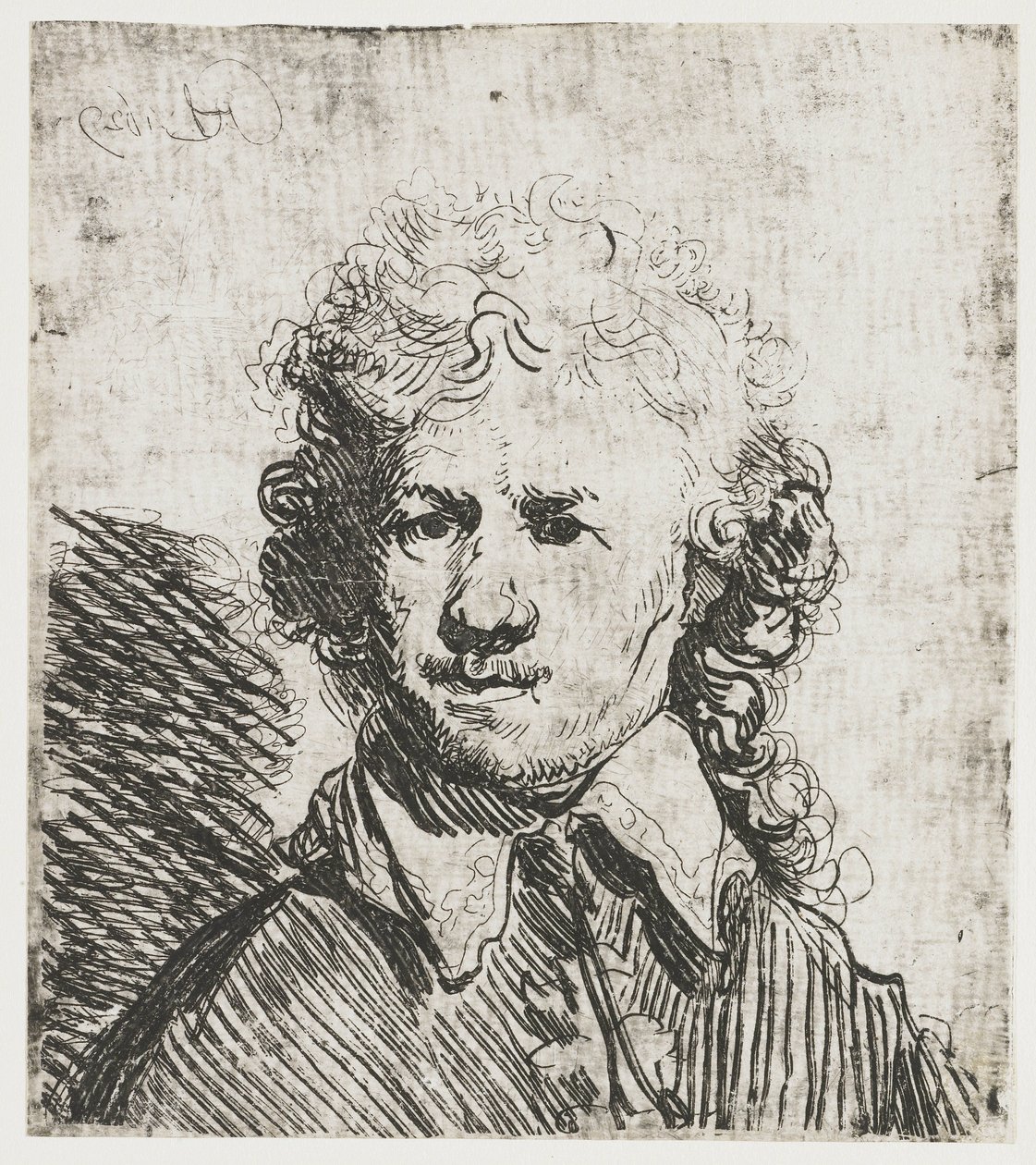 Autoportrait, tête nue - Rembrandt van Rijn