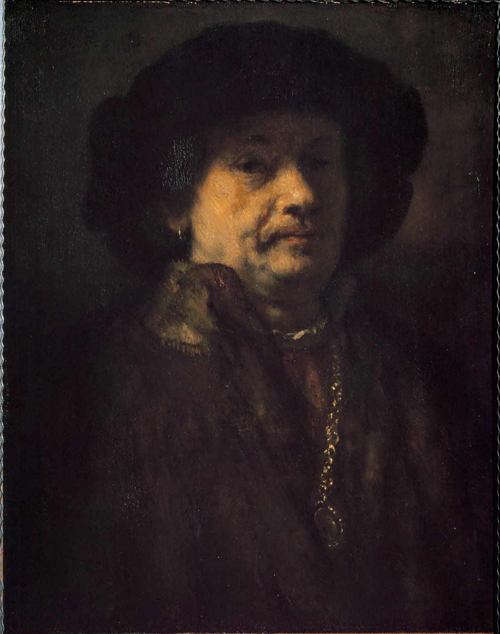 Autoportrait avec boucle d