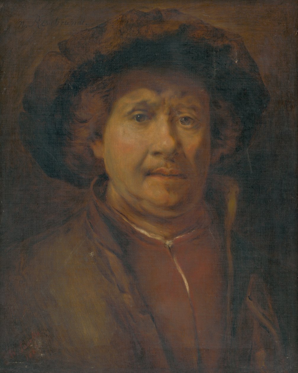 Autoportrait - Rembrandt van Rijn