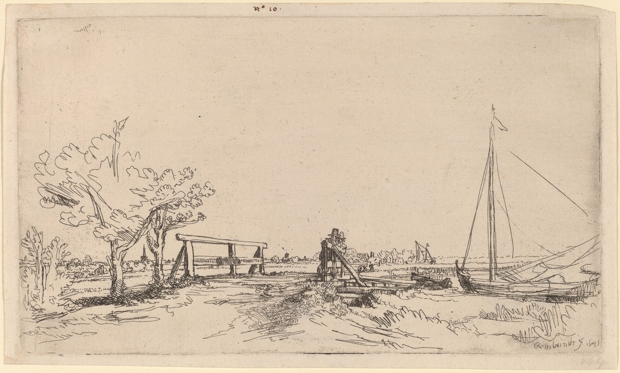 Le pont de Six - Rembrandt van Rijn