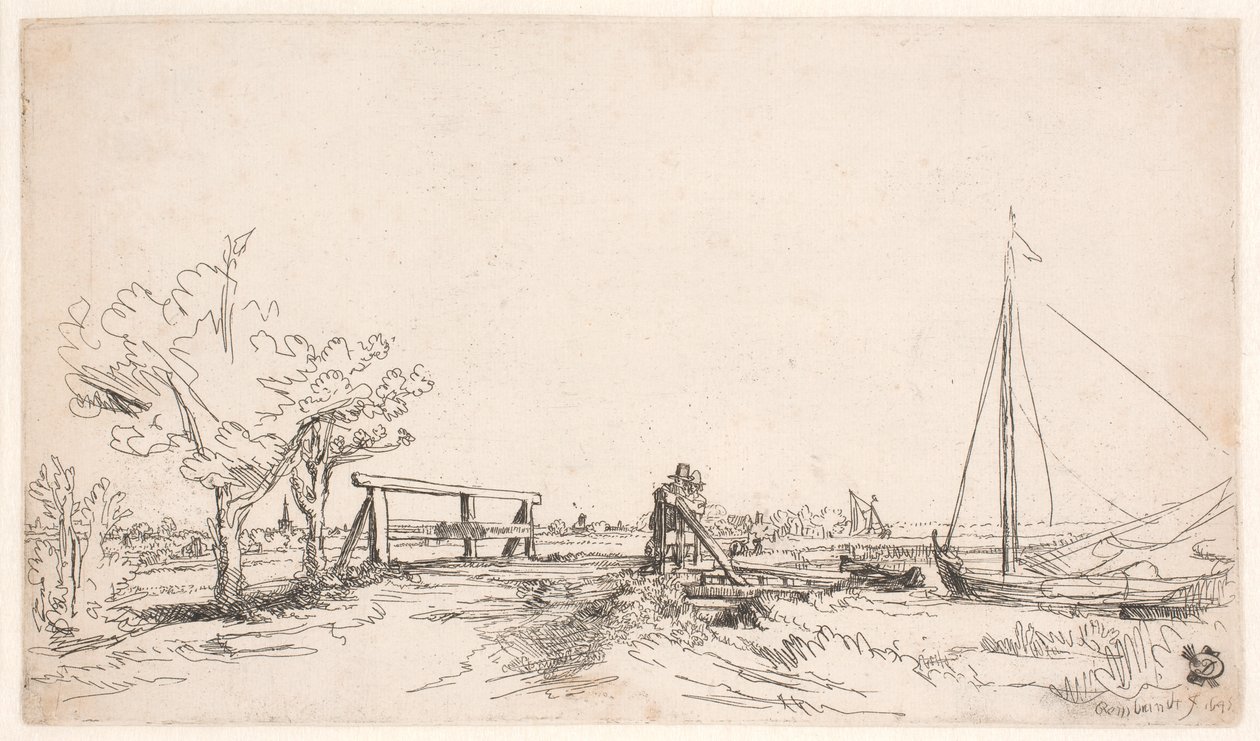 Le Pont de Six - Rembrandt van Rijn