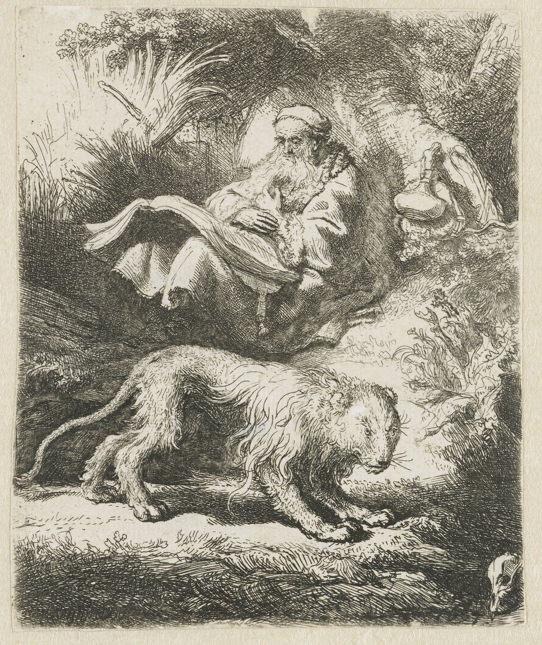 Saint Jérôme lisant - Rembrandt van Rijn