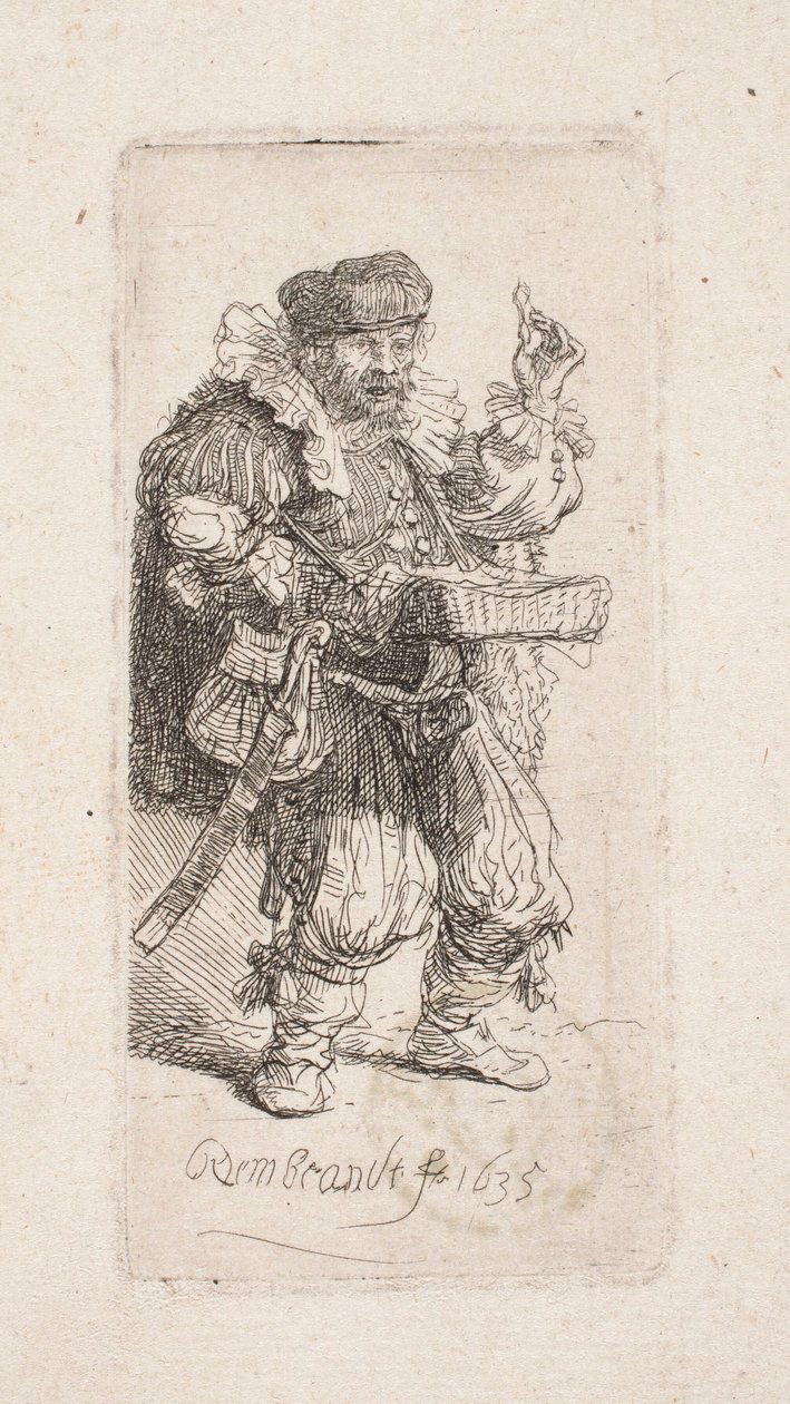 Le charlatan (fabricant de pommades miraculeuses) - Rembrandt van Rijn