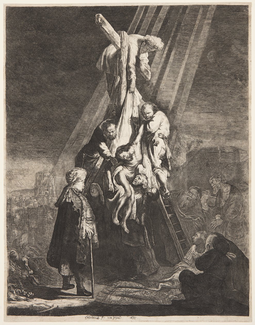 La Descente de Croix - Rembrandt van Rijn