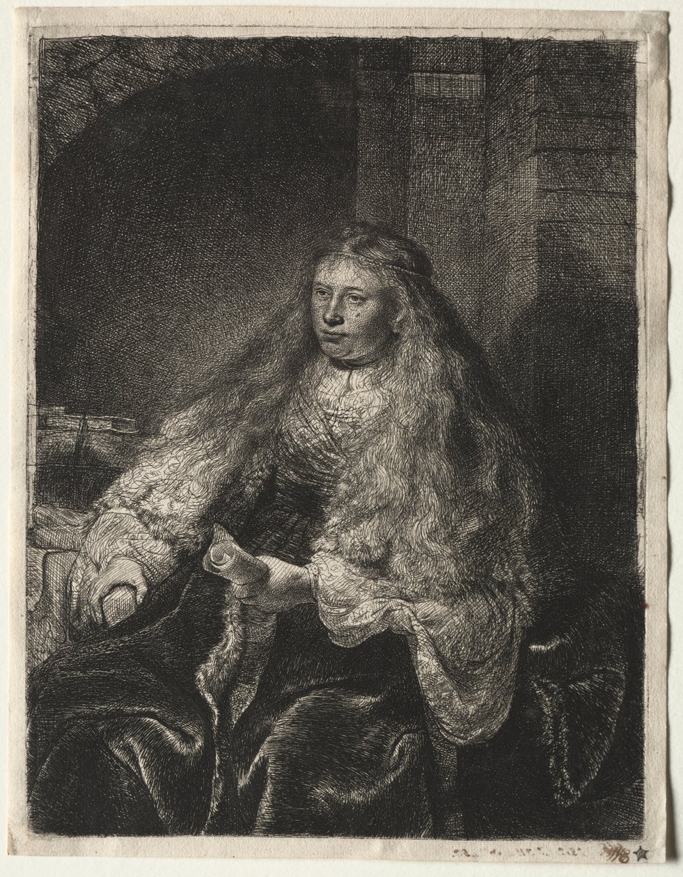 La Grande Mariée juive - Rembrandt van Rijn