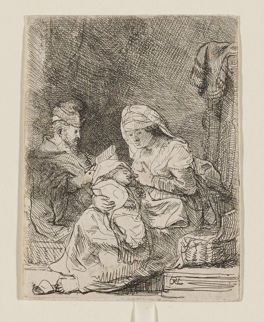 La Sainte Famille - Rembrandt van Rijn