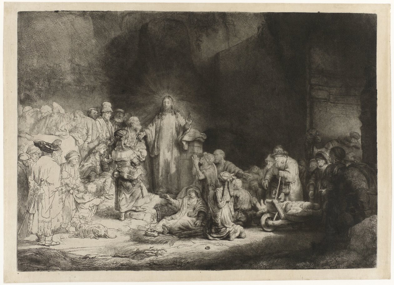 La gravure des cent florins - Rembrandt van Rijn