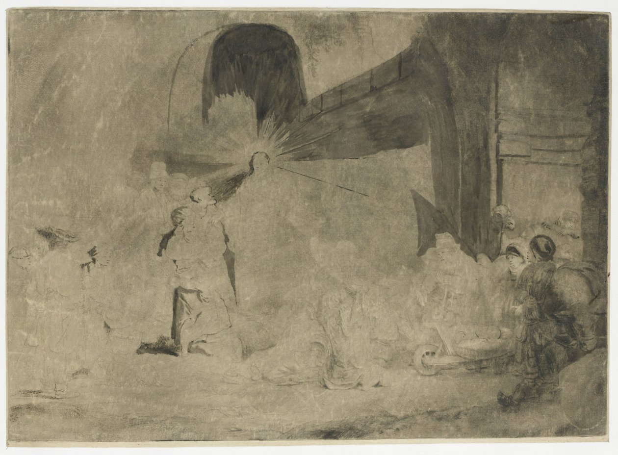 La gravure des cent florins - Rembrandt van Rijn