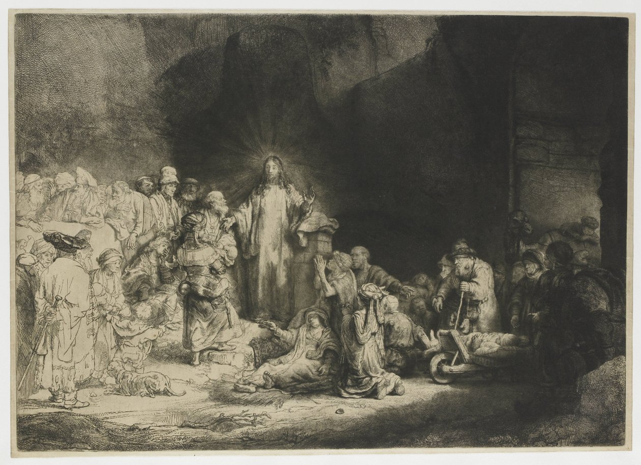 La gravure aux cent florins - Rembrandt van Rijn