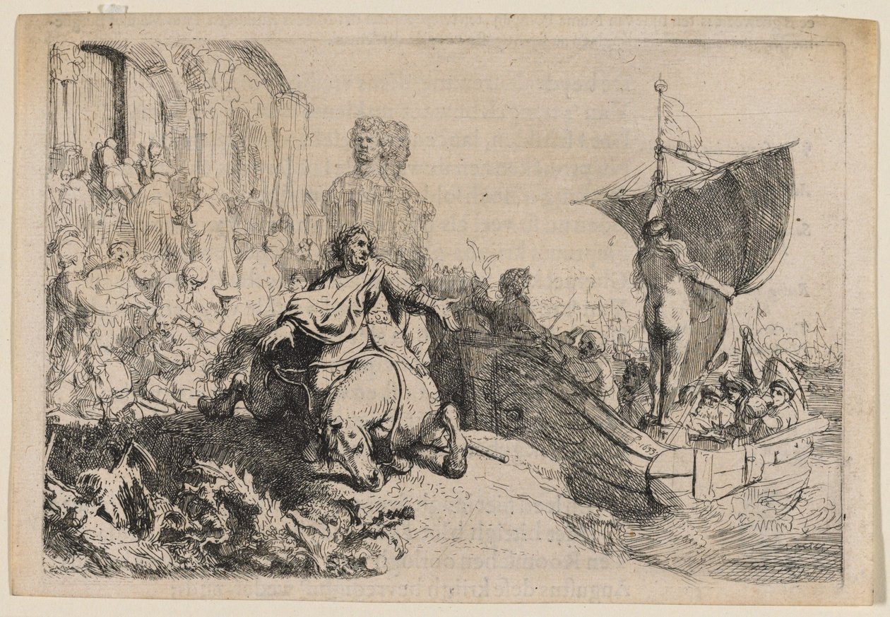 Le navire de la fortune - Rembrandt van Rijn