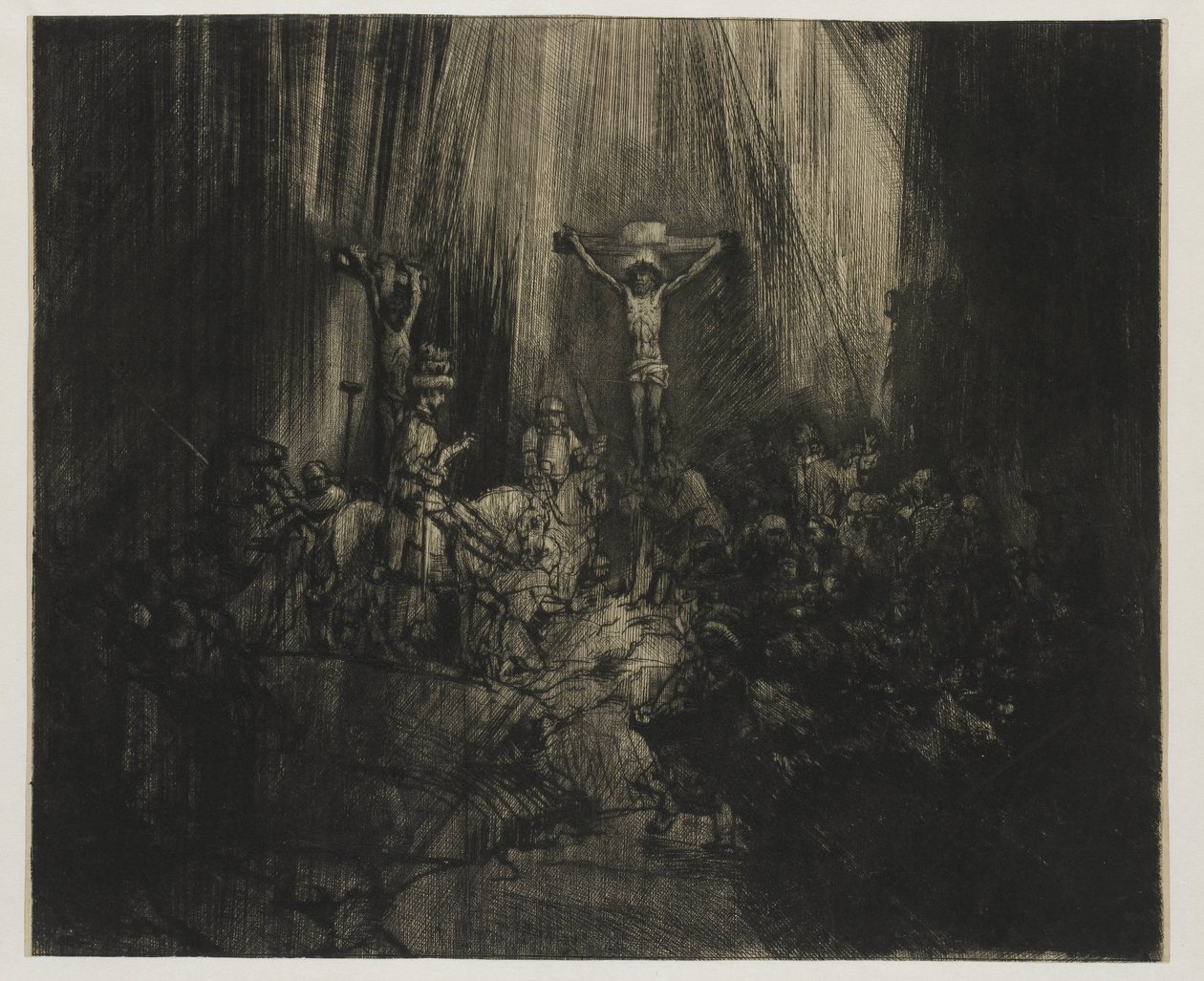 Les Trois Croix - Rembrandt van Rijn