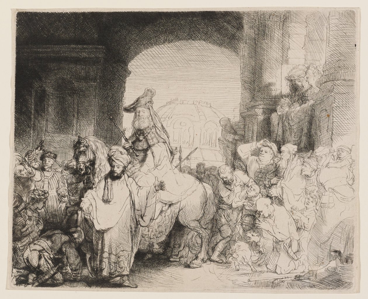 Le triomphe de Mardochée - Rembrandt van Rijn