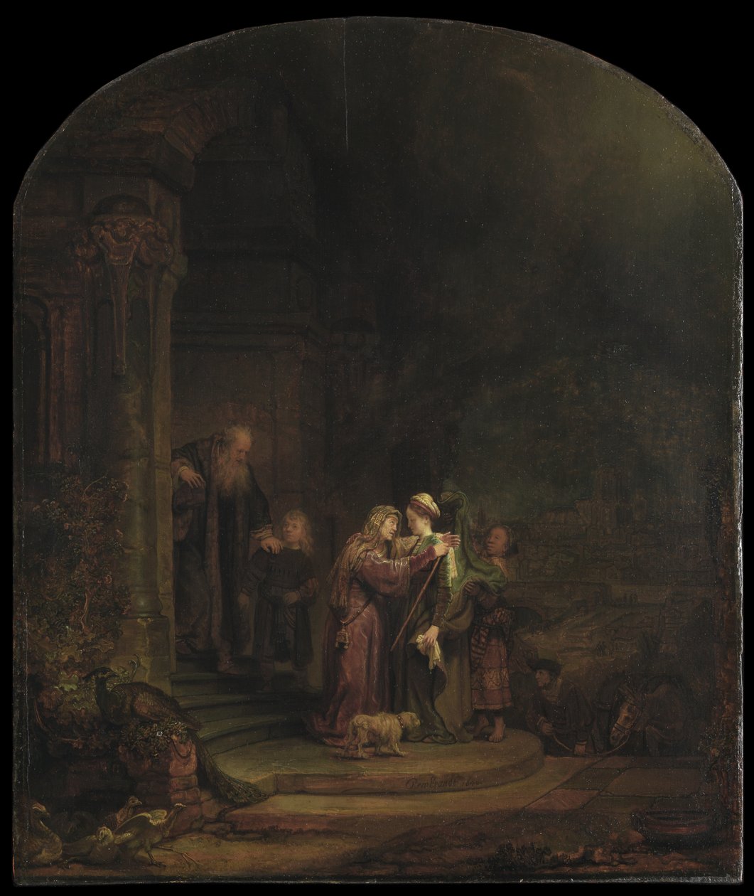 La Visitation, 1640 - Rembrandt van Rijn