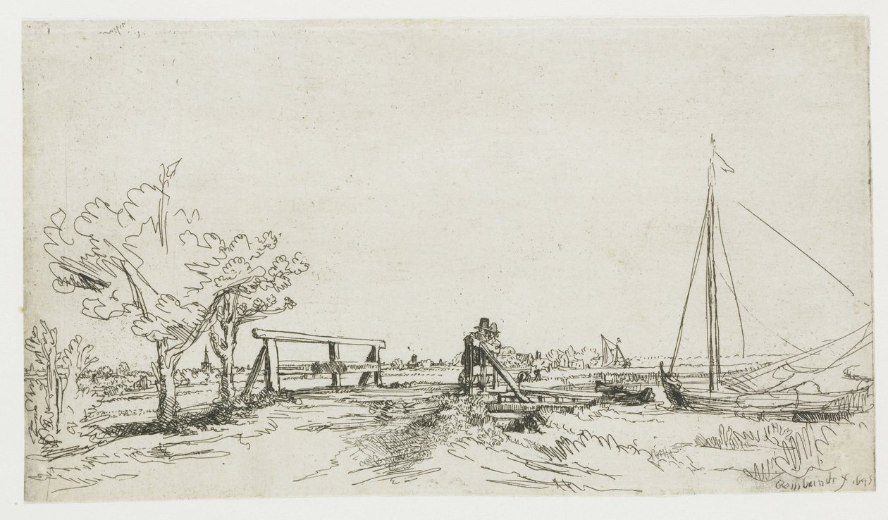 Le pont à Klein Kostverloren sur l