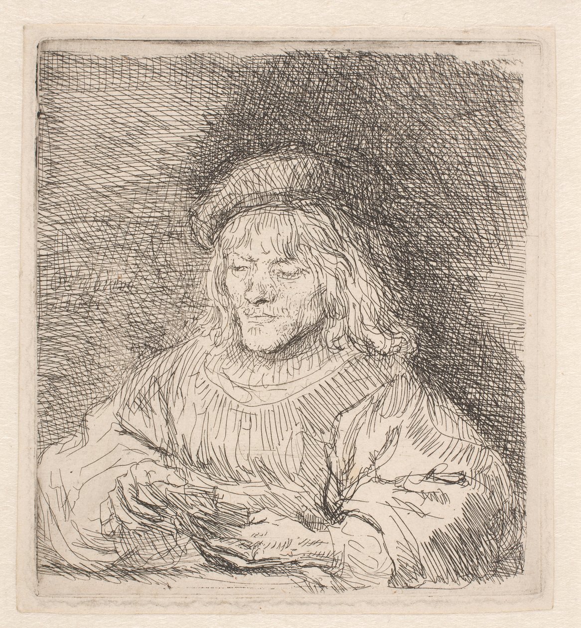 Le joueur de cartes - Rembrandt van Rijn