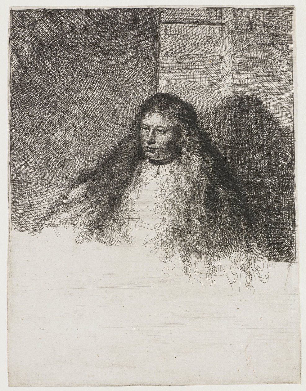 La grande mariée juive - Rembrandt van Rijn