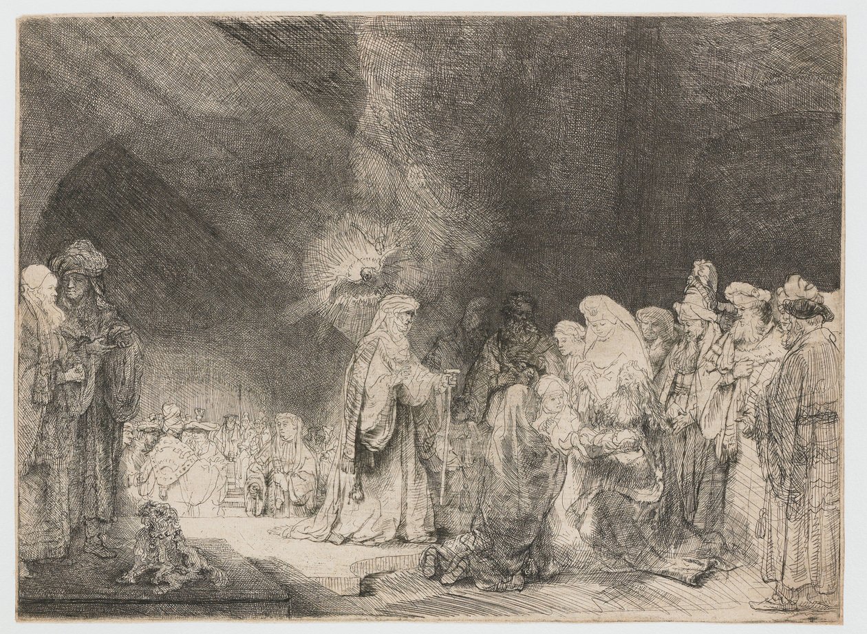 La présentation au temple - Rembrandt van Rijn