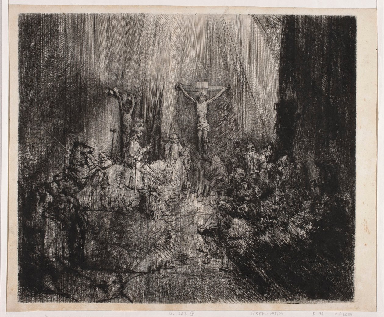 Les trois croix - Rembrandt van Rijn