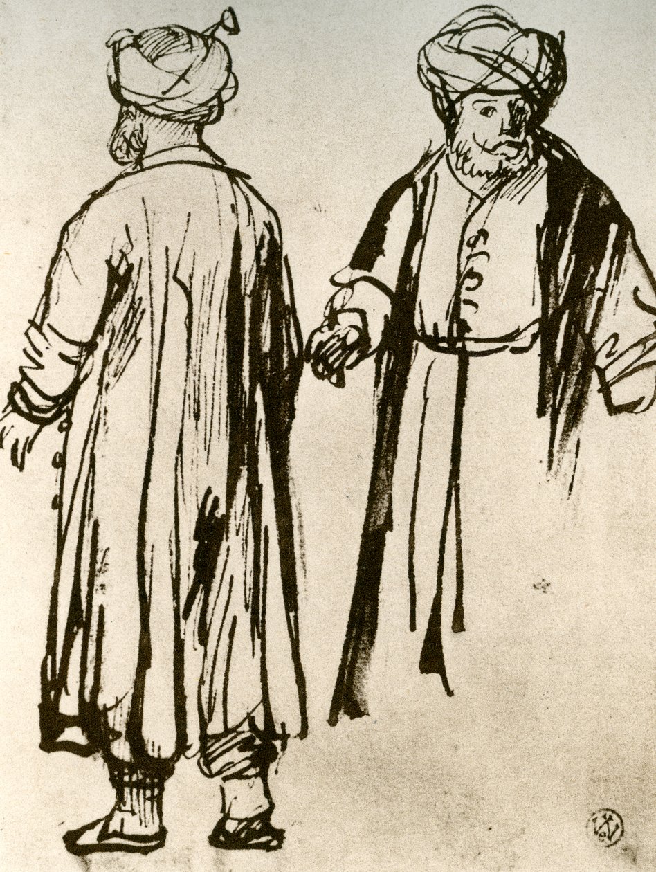 Deux Turcs marchant, 1913 - Rembrandt van Rijn