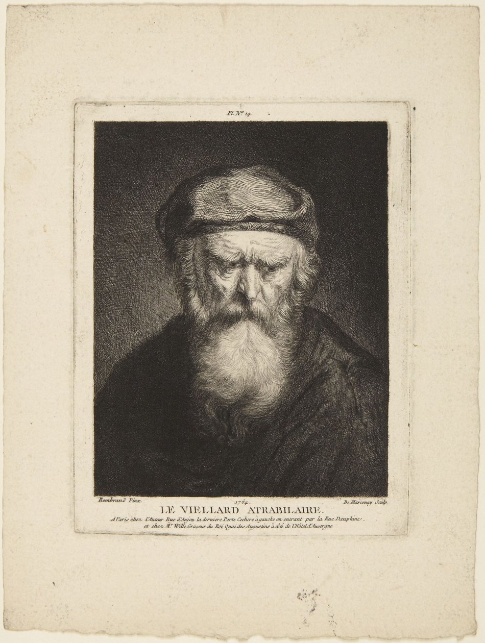 Vieillard atrabilaire - Rembrandt van Rijn
