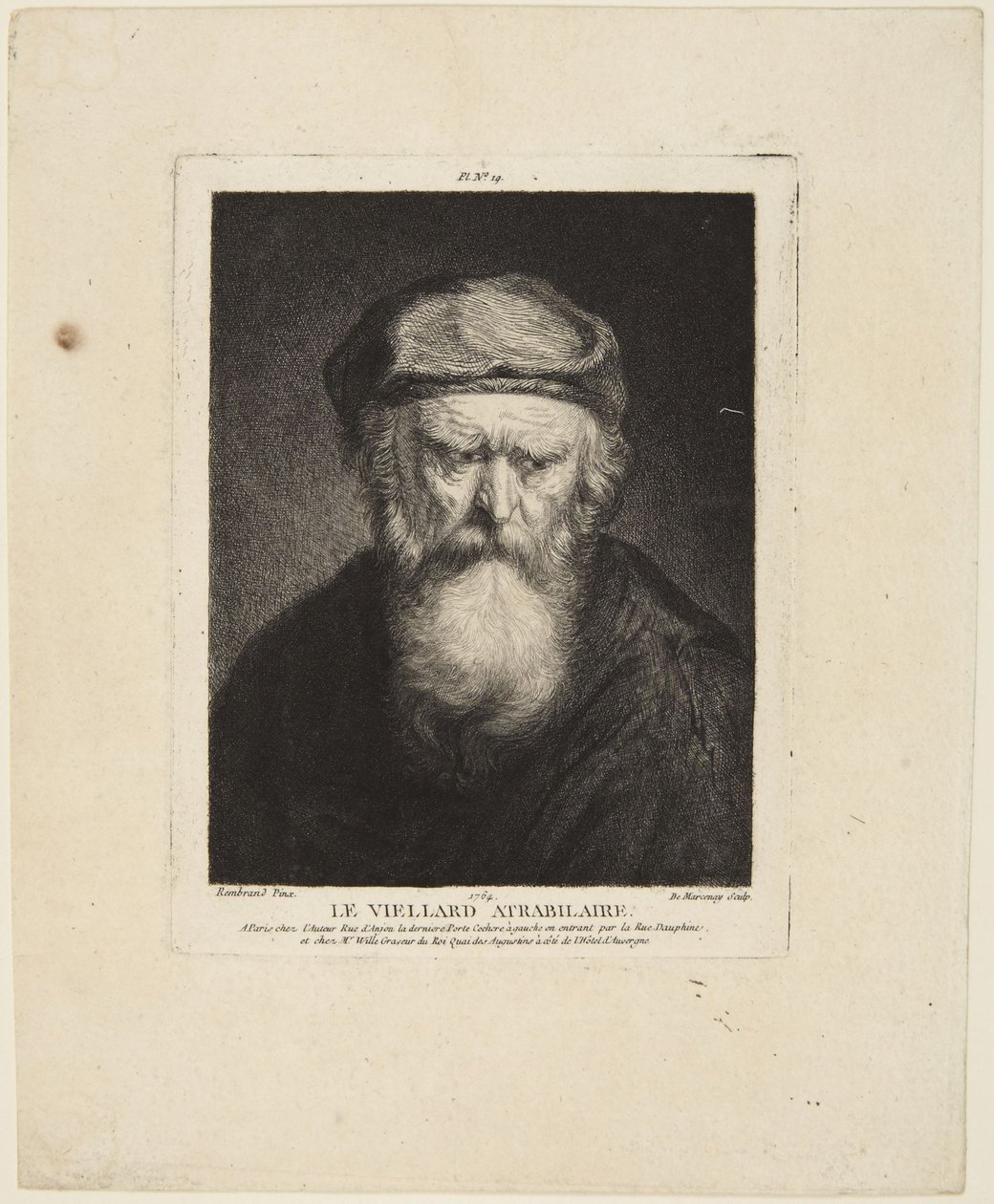 Vieillard atrabilaire - Rembrandt van Rijn