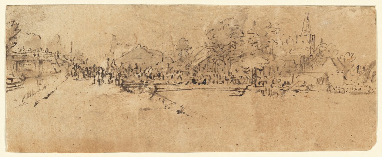 Vue de Diemen - Rembrandt van Rijn