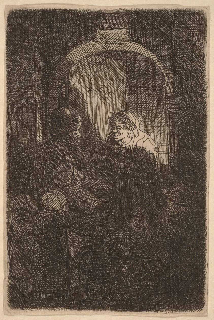 Une femme près d