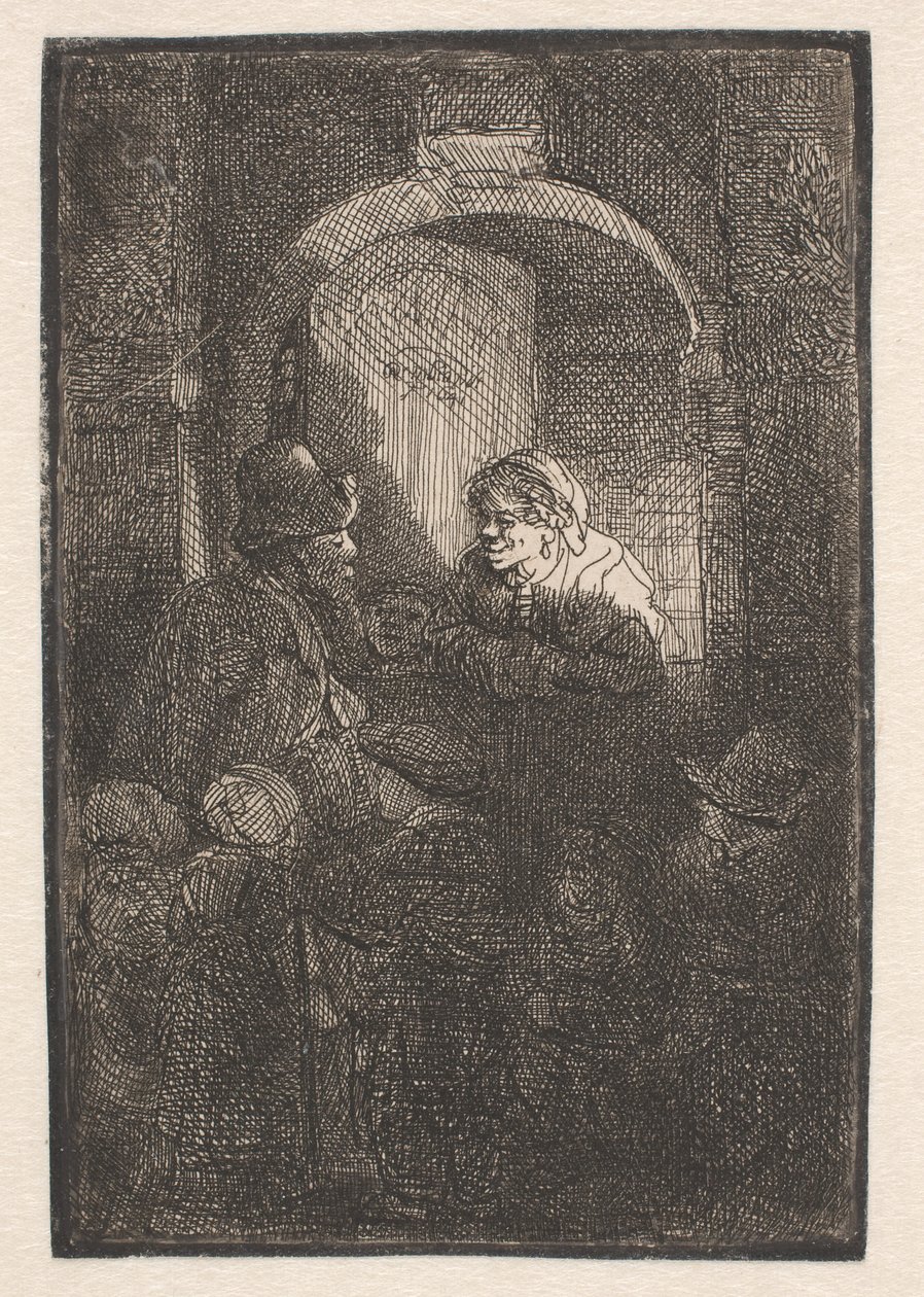 Une femme près d