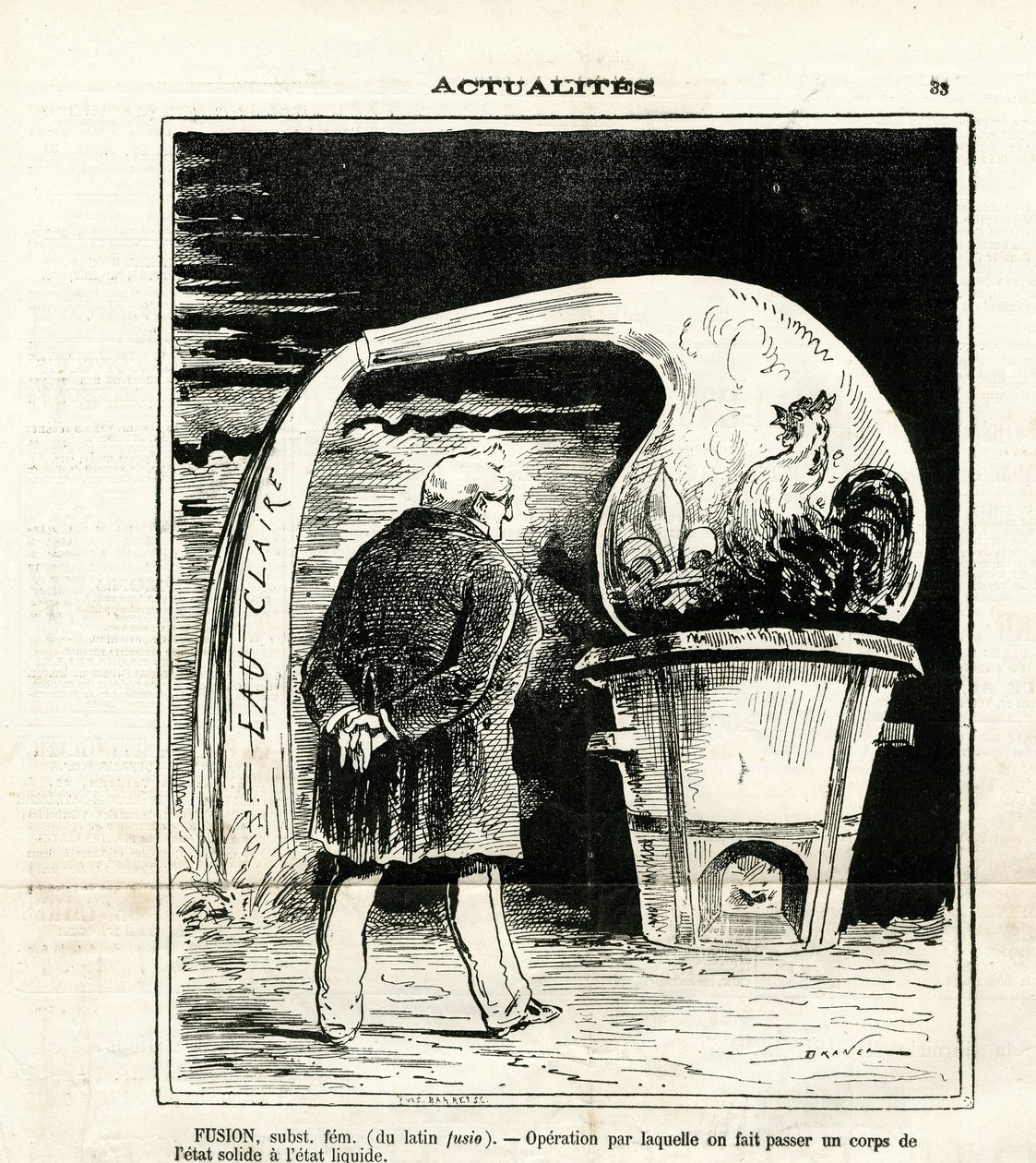 Illustration de Jules Renard Draner (1833-1926) dans Le Charivari - Renard Jules Draner