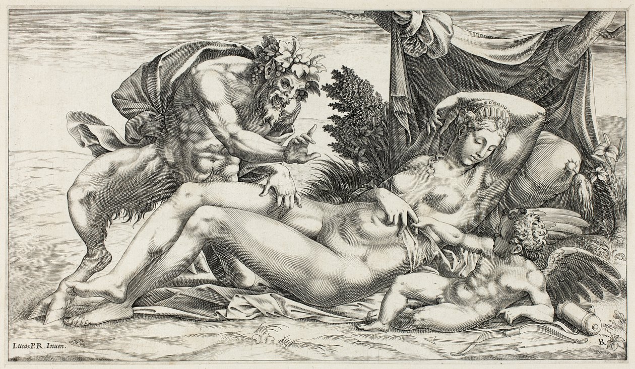 Jupiter et Antiope - Rene Boyvin