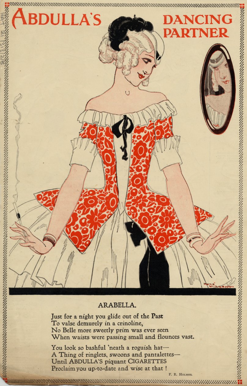 Cigarettes Abdulla, années 1920 - Rene Vincent