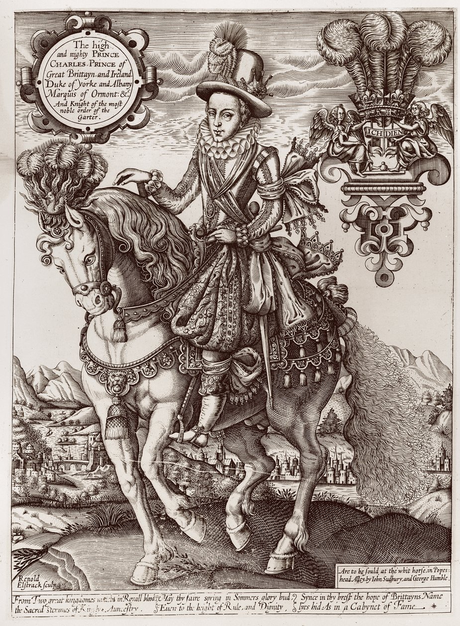 Charles Ier en tant que prince de Galles à cheval, de 