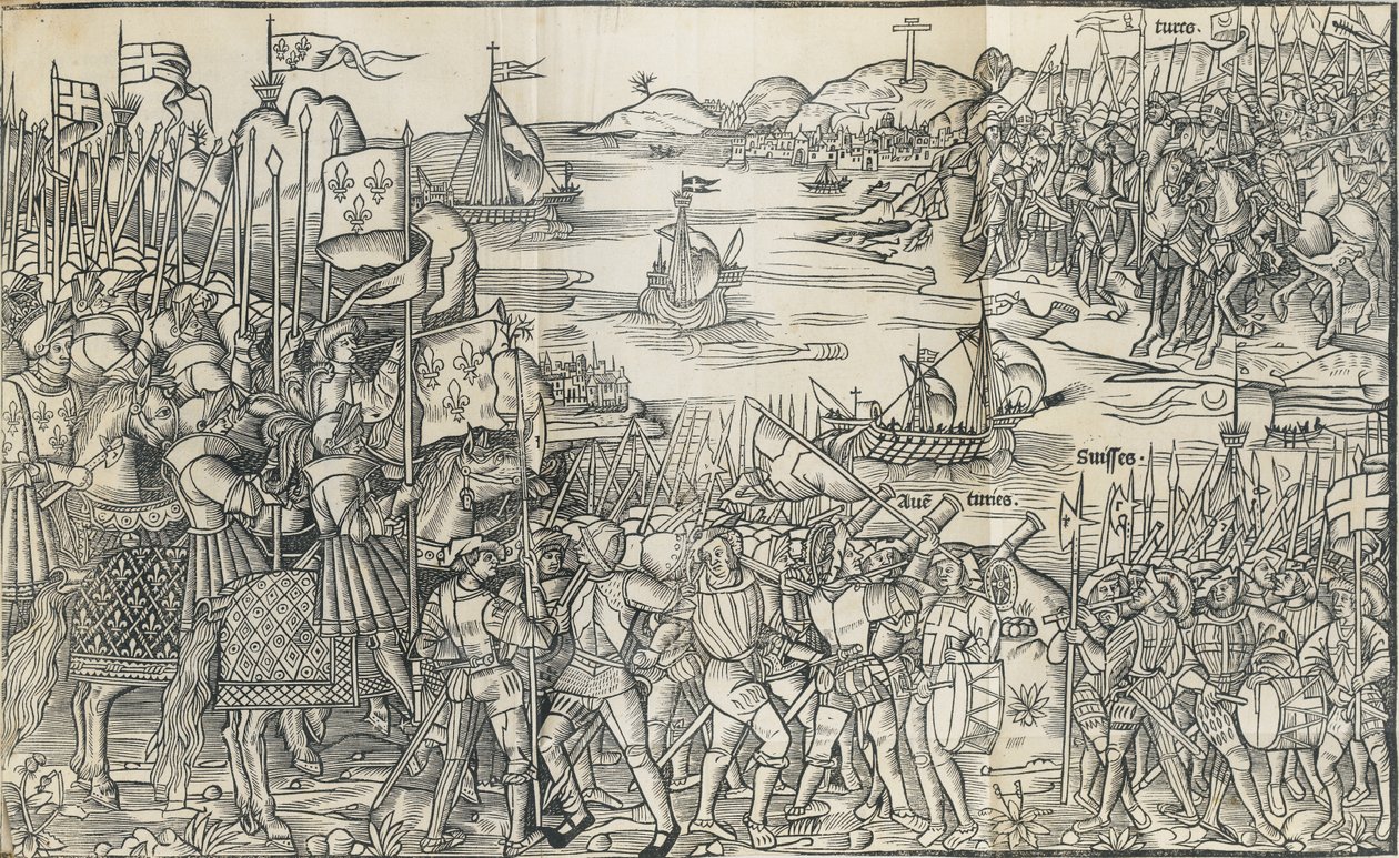 Illustration de Peregrinatio in terram sanctam Voyage en Terre Sainte par Bernhard von Breidenb - Reuwich