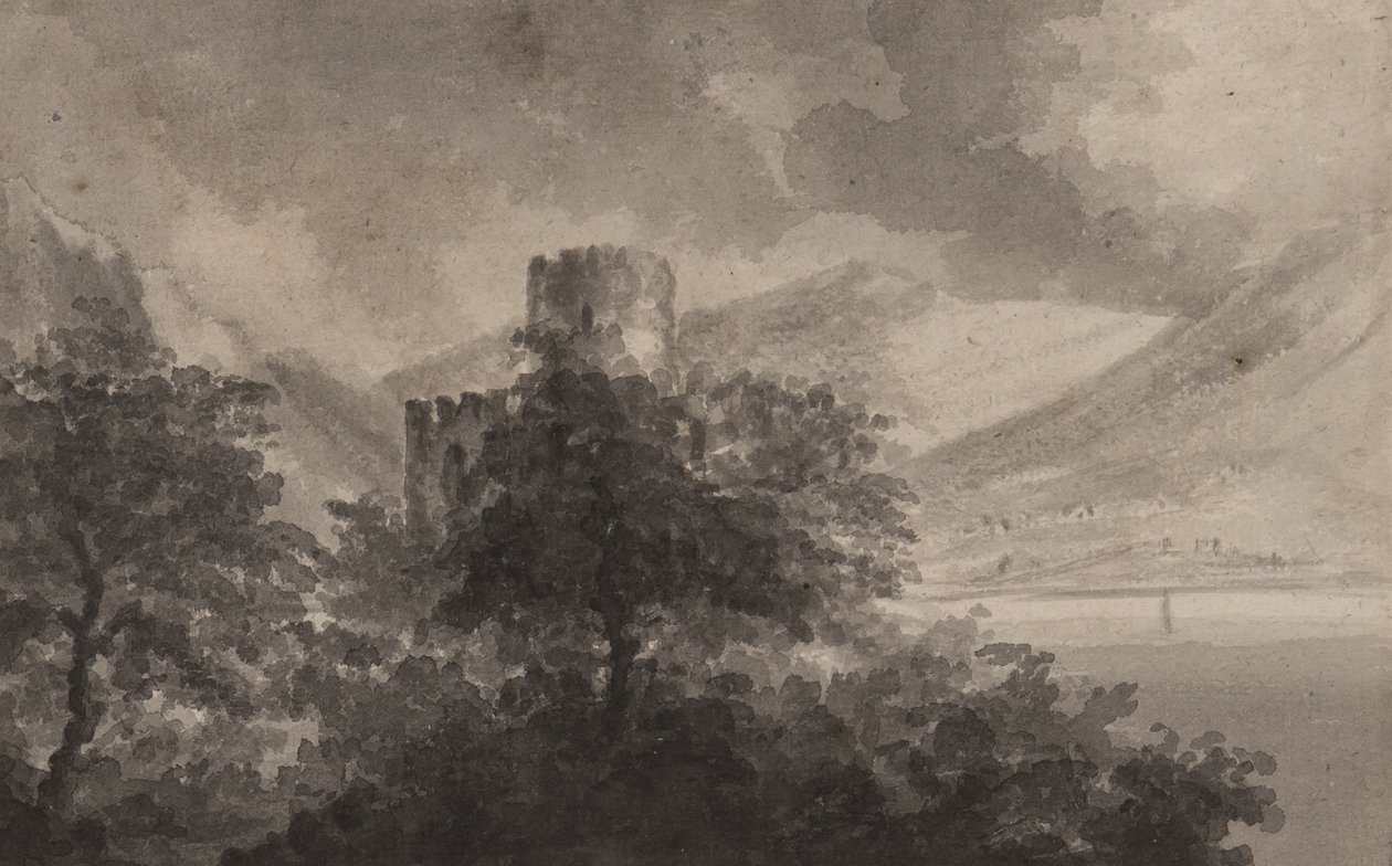 Château boisé du Lake District : caprice, 1804 - Rev. William Gilpin