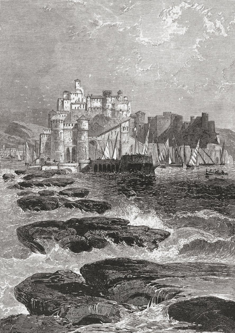 Pozzuoli, Naples, Italie du Sud à la fin du 19ème siècle. De 