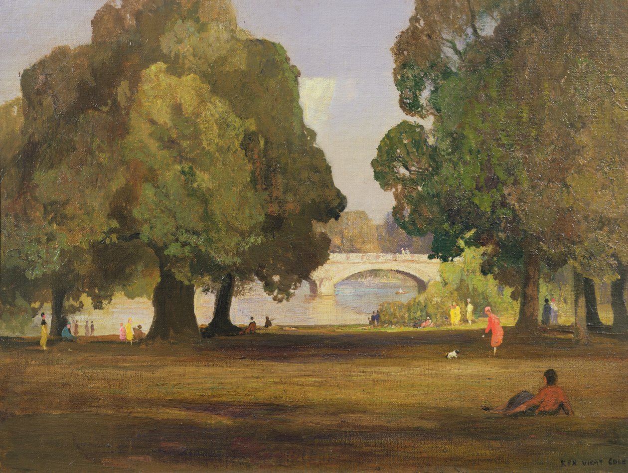 Dans les jardins de Kensington - Rex Vicat Cole