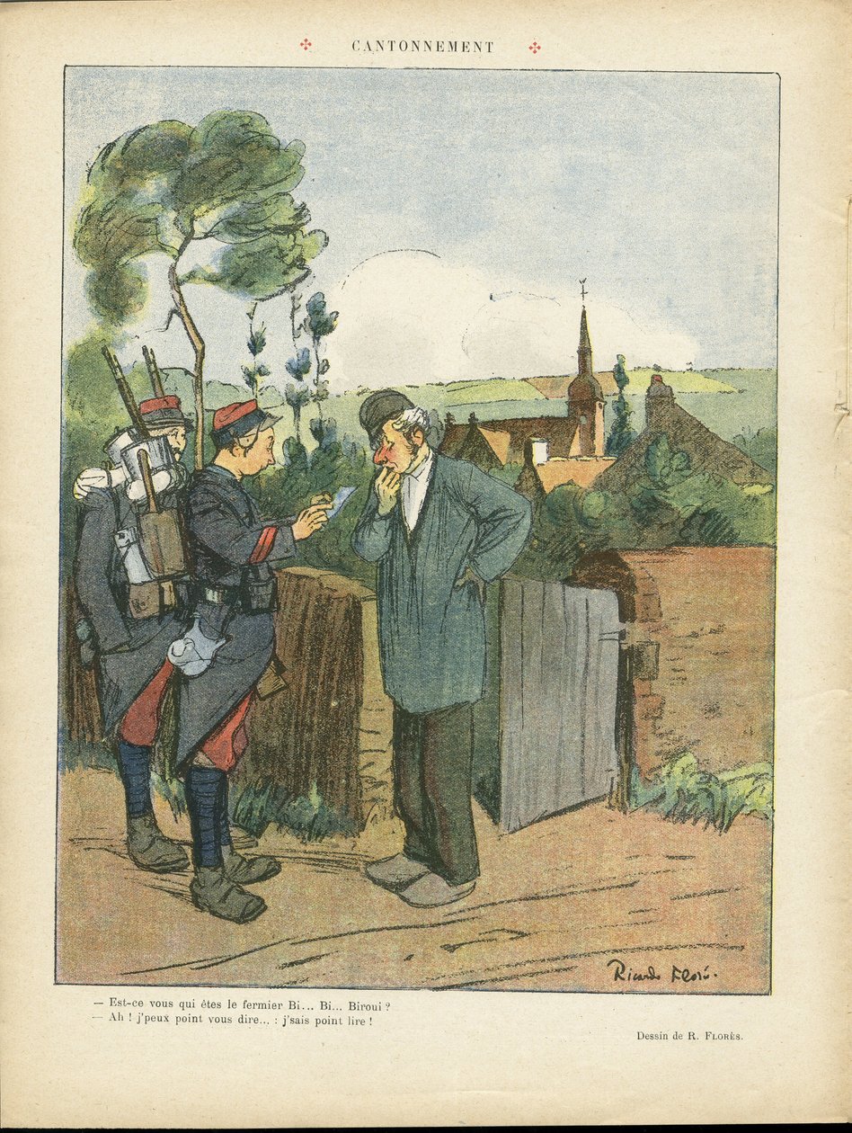 Illustration de Ricardo Flores (1878-1918) dans Le Lire - Ricardo Flores