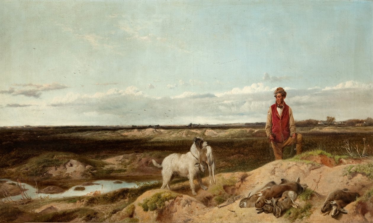 Chasse au furet, 1863 - Richard Ansdell
