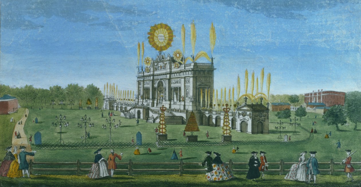 Vue en perspective du bâtiment pour les feux d