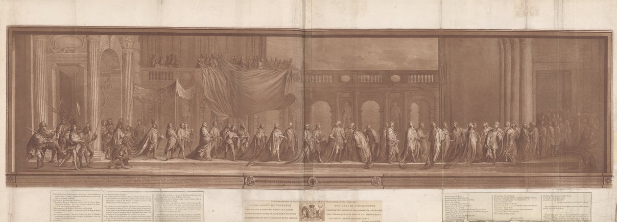 La procession des chevaliers de l