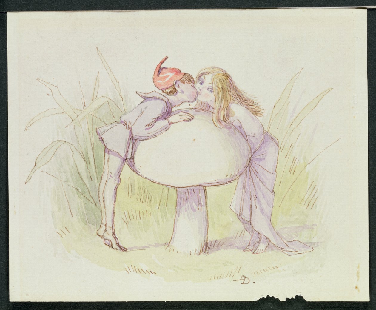 Un elfe et une fée - Richard Doyle