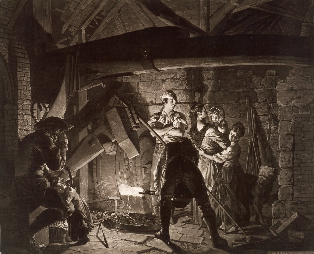 Une forge, d